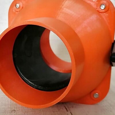 63mm  2½ Ball Valve Type NonClog Blast Gate for Workshop Dust Extraction Network