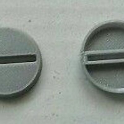 25 mm round stand for wargaming