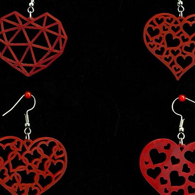 Hearts Earrings Collection