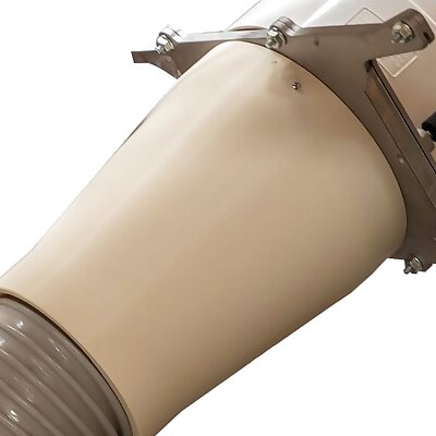 DUST COLLECTION 100MM 4 FLEX TO 150MM 6BLAST GATE OR PVC