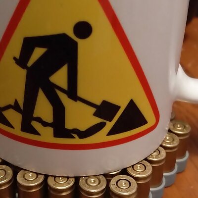 9mm 40 ammo shell Coaster for coffe or beer