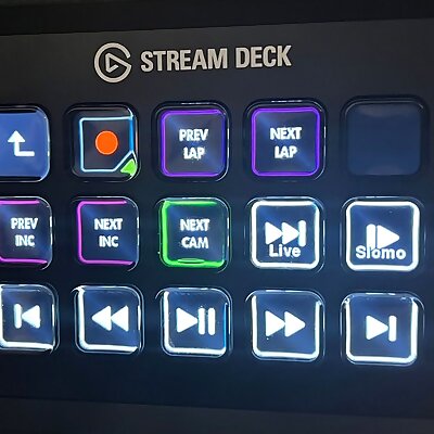 Stream Deck mount for 8020 rig