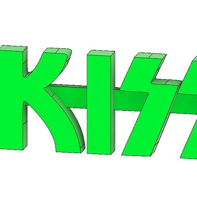 Kiss Logo Keychain