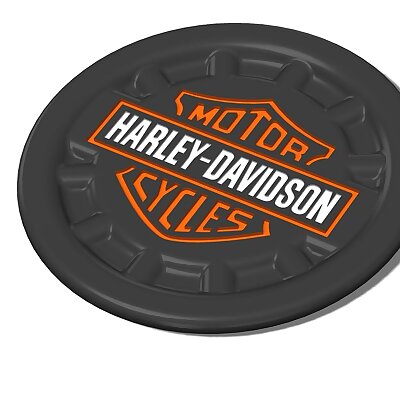 Pivní podtácek Harley Davidson  beer coaster Harley Davidson