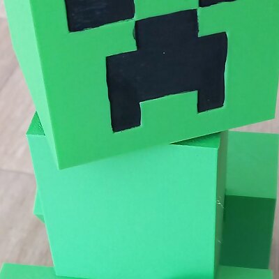 Piggybank inspired by Minecraft Creeper
