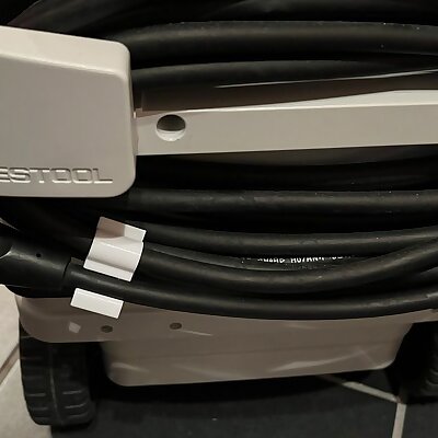 Cableclip Kabelclip z B Festool 10mm Kabel mit Fusion360 Modell