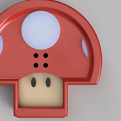 Super mushroom button