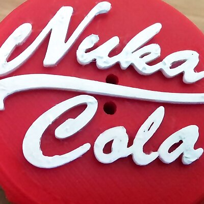 Nuka Cola Bottle Cap Fallout series stylized button