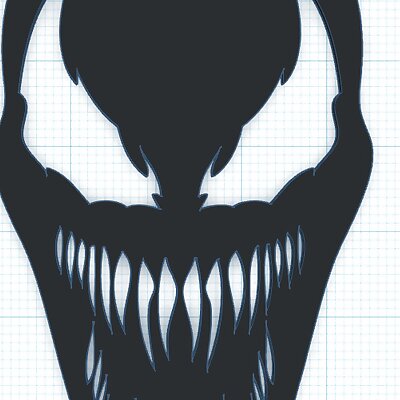 Venom Keychain