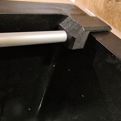 Kitchen sink rag holder  for single 12mm tube