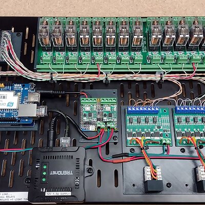 Arduino components to 1U shelf mount