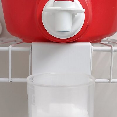 Laundry wireframe shelf cup holderdrip catcher