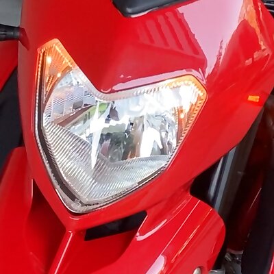Ducati Hypermotard with OXFORD  Nightrider LED indicators