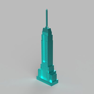 Empire State Building to scale
