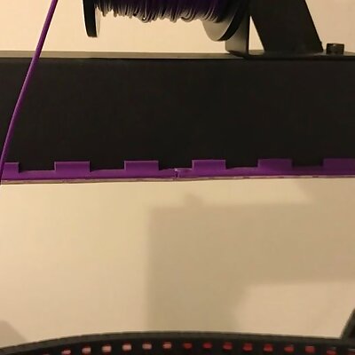 LED strip mount for Wanhao I3 and clones