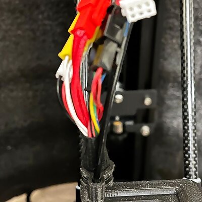 Soutien câble pour la FLSUN SR Bondtech GLX ventilateurs 5015