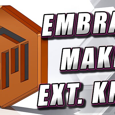 Embrace Making Logo Extruder Knob