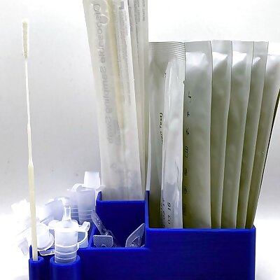 Covid test holder for NHS Test  Trace kits Lateral Flow TestRapid Antigen Test