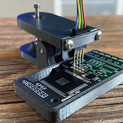 Flash adapter with pogo test pins for WLED ESP32 Controller