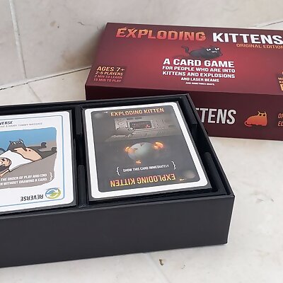 Exploding Kittens Replacement Box Insert  Sleeve Protectors