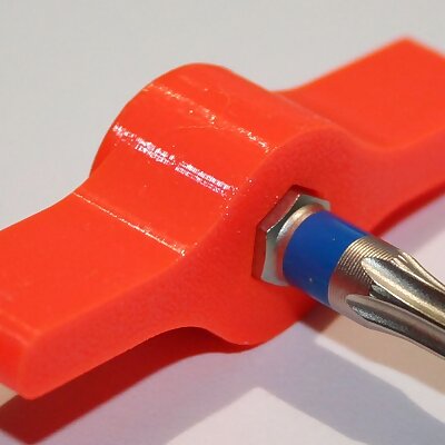 Compact screw bit driver with imprinted spring