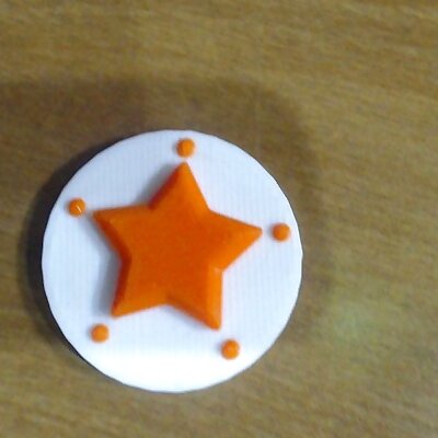 Paper Mario Color Splash Mini Paint Star Coin