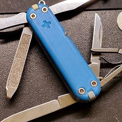 Swiss army knife 58mm scales