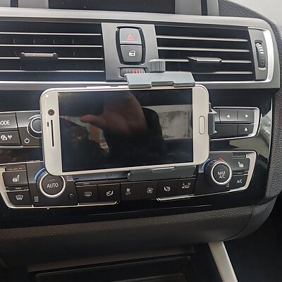 Smartphone mount for CD drive