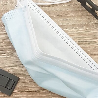 Foldable surgical  COVID mask strap
