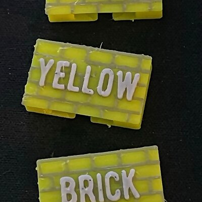 Yellow Brick Road saucy button caps