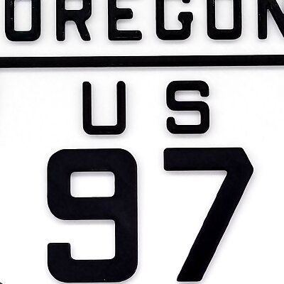 US 97 Oregon Road Sign