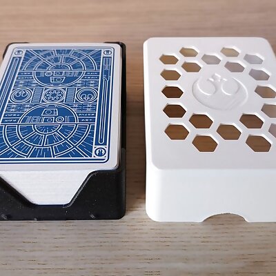 Card box for Star Wars playing cards parametric