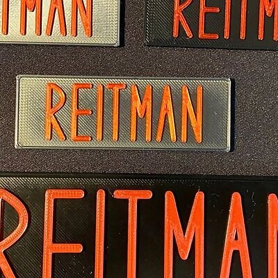 Ghostbusters Ivan Reitman Nametag Keychain