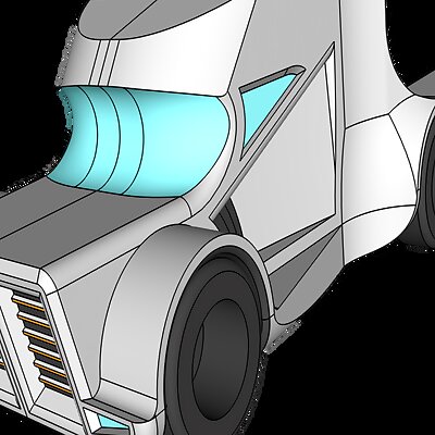 Cyberpunk Semi Truck Prototype