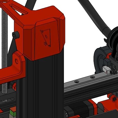 Filament guide arm with M10x1 thread pushfittung coupler Ratrig VMinion 3D Printer