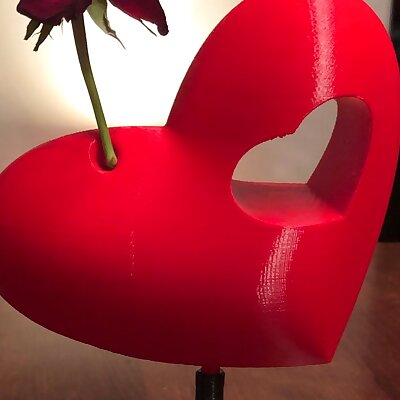 Valentines Heart for a Loveletter or red rose