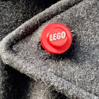 Lego Stud NoSew Button