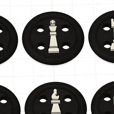 Multimaterial Chess Buttons