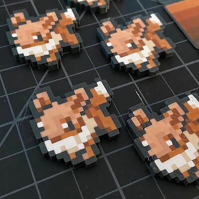 MMU Eevee Pixel Magnet