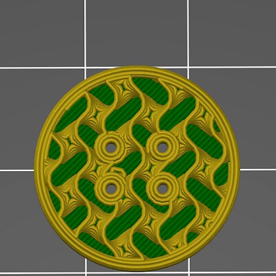 Buttons with infill patterns