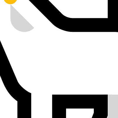 Goat Emoji Keychain 🐐