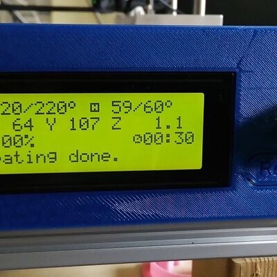 LCD Frontplate for RepRapDiscount Smart Controller