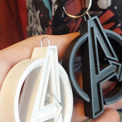 Marvel Avengers logo keychain thing