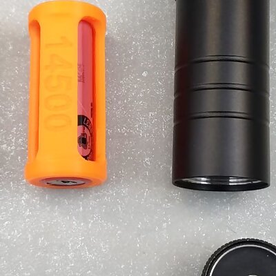 Liion battery 14500 adapter for flashlight