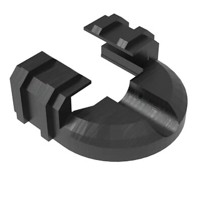 Heatbed Cable Support  Reinforced fixings with ribs