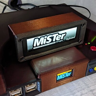 MiSTer Consoles Adapter Case for TTY2OLED