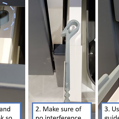 Drawer safety lock  Hook and latch