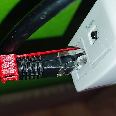 RJ45 Ethernet Cable Clip Repair  parametric