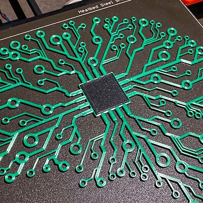Brain Electronic Circuit  Wall Art Larger  With CPU