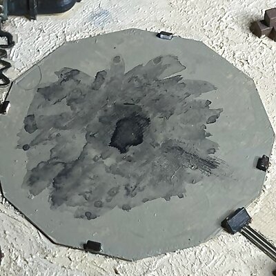 12 cm terrain tile for 6mm Wargaming  Launch Pad